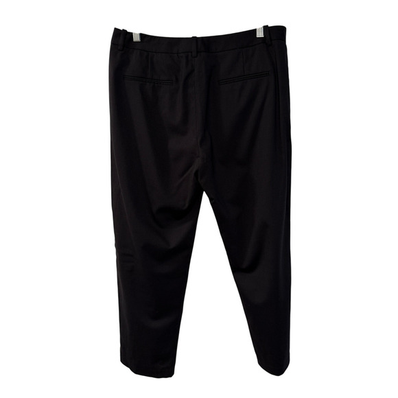 NEW! Nili Lotan 8 Wool Pinstripe Chelsea Pants $595 High Waist Straight Leg Navy - Picture 4 of 11